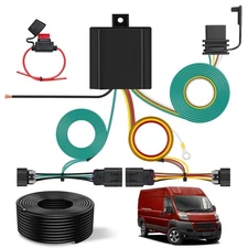 Nilight 4 Pin Trailer Wiring Harness Kit 56478 Vehicle Standard 4 Way Connect...