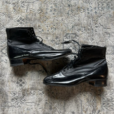 Edwardian Style Vintage 1920s Paracord Boots NEVER WORN sz8 womens.