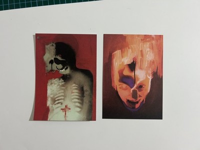 Robert Del Naja 3D Unbelievable & Twilight  Pictures on Walls Postcard POW 2008