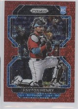 2022 Panini Prizm Tier III Red Donut Circle Prizm 95/99 Payton Henry #267 4pn