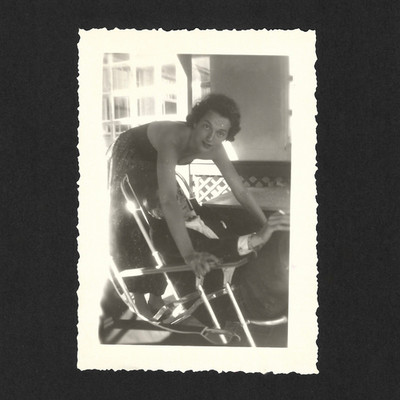 Paar Design Sessel, elegante Klasse - Vintage Foto Snapshot