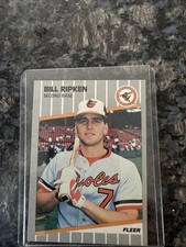 1989 Fleer - Billy Ripken #616 Black Box on Bat Knob