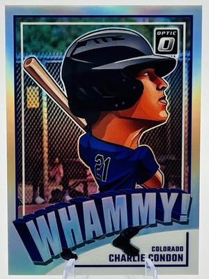 2025 Panini Donruss Optic Charlie Condon #9 Whammy! SSP Case Hit!