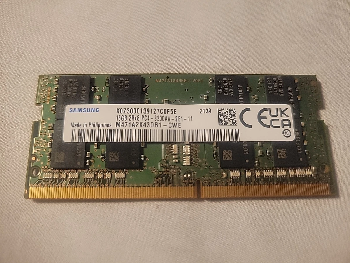 Samsung DDR4 SDRAM 16 GB Total Capacity Memory (RAM) for sale | eBay