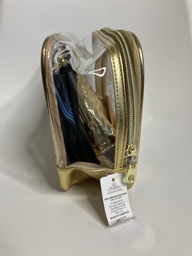 Studio Selection Gold/Black Cosmetic Bag 3 Piece Set, NWT!! - Picture 3 of 3
