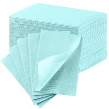 Blue Disposable Dental Bibs 3-Ply Medical Tattoo Towel 13"x18"-Up to 1000