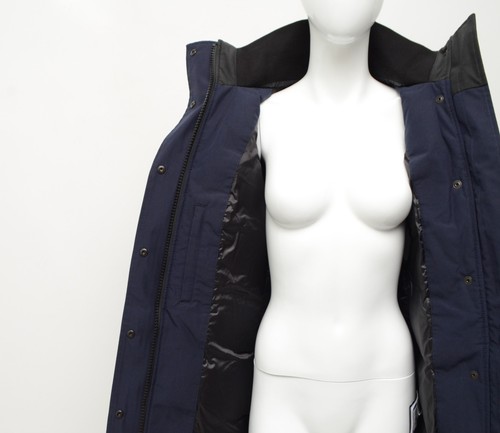 Authentic Womens Canada Goose Kinley Blue Down Jacket Parka Size 2XS,fits XXS-XS - Picture 13 of 23