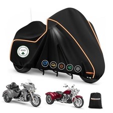 Motorcycle Cover for Harley Trike for Trike Models Freewheeler Black