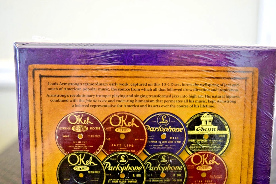 LOUIS ARMSTRONG, Okeh, Columbia & RCA Victor Recordings 1925-33, 10 CD Box, NEW - Image 3 of 3