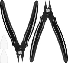 5 Inch Micro Wire Cutters 2 Pack Precision Flush Cutters for Crafting Jewelry El