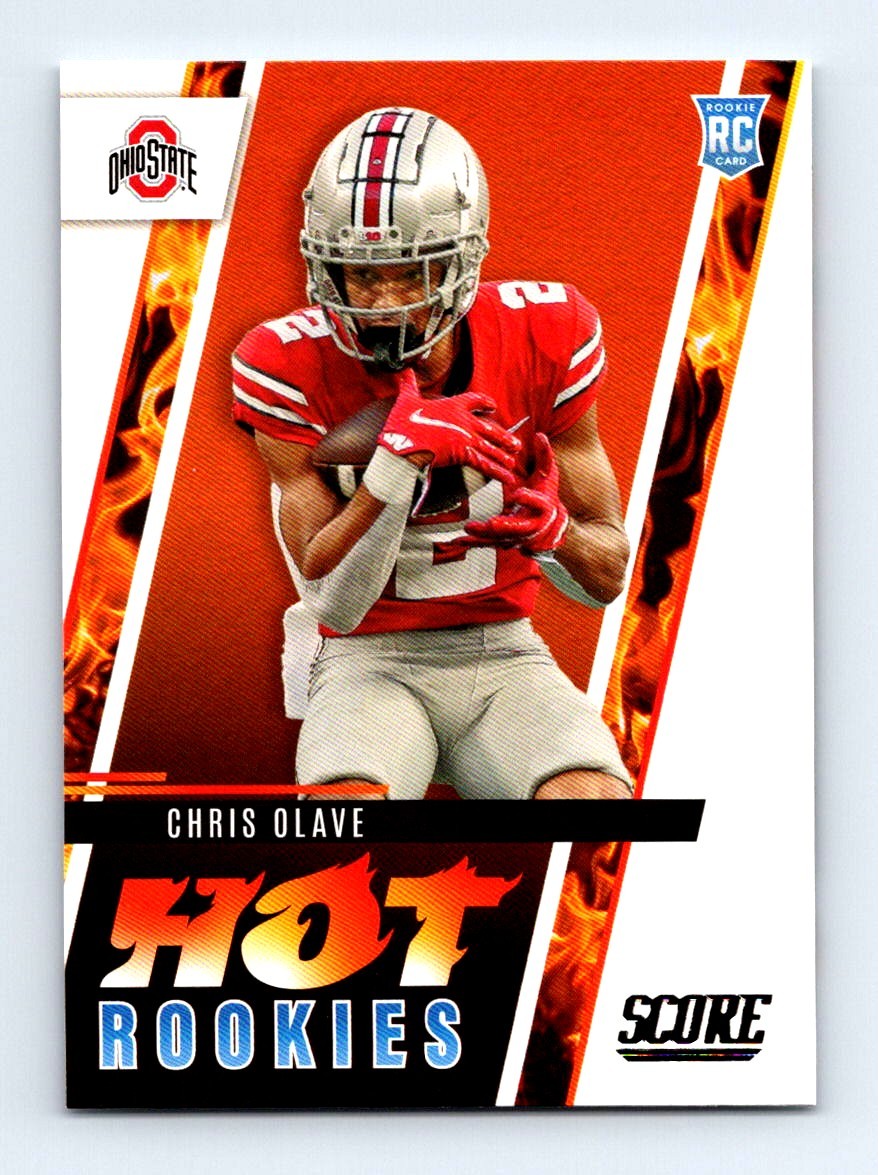#HR10 2022 Score Hot Rookies BASE + Chris Olave RC Ohio State Buckeyes