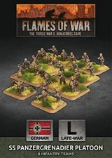 Flames of War GBX141 SS Panzergrenadier Platoon Gaming Miniatures