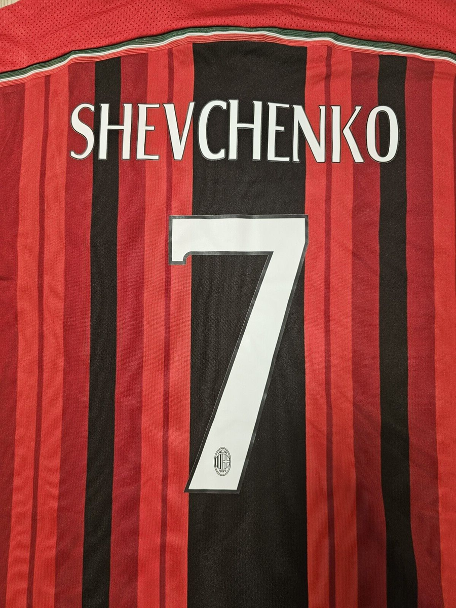 AC MILAN 2014 2015 HOME SHEVCHENKO FOOTBALL SHIRT SOCCER