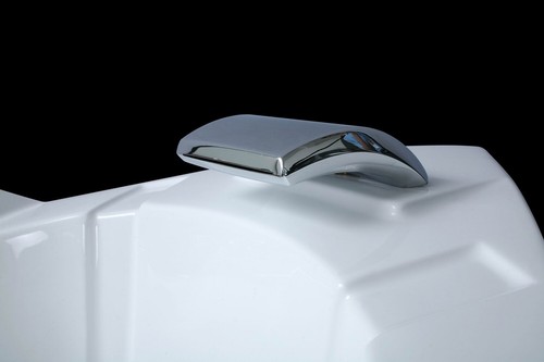 Luxus LED Whirlpool Badewanne SET 152x152 cm+Armaturen+Hydrojet+Wasserfall 2025 - Bild 4 von 6