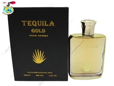 Tequila Gold Pour Homme By Tequila 3.4/3.3 oz  Eau De Parfum Spray New in Box