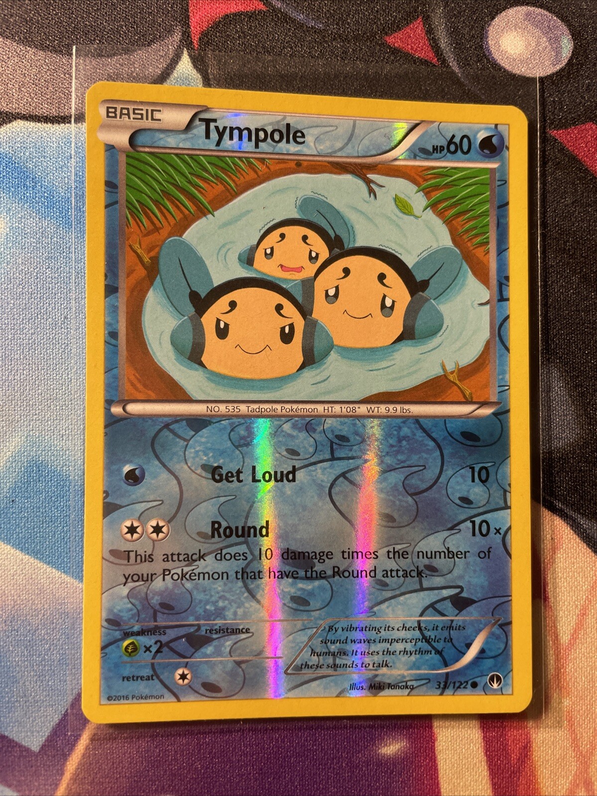 Tympole 33/122 BREAKpoint Reverse Holo Mint Pokemon Card