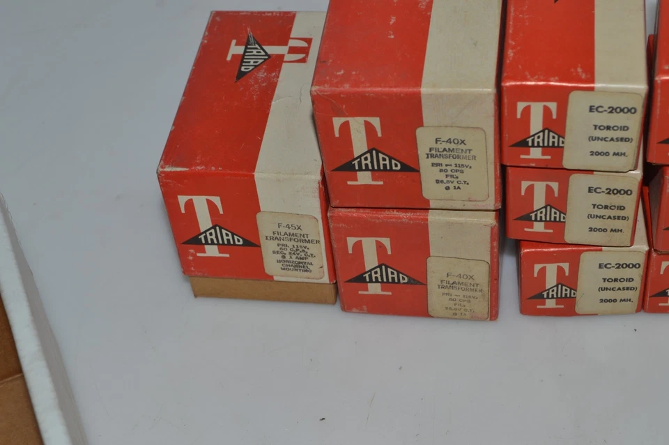 *TC* TRIAD-UTRAD TRANSFORMER & INDUCTOR LOT EC-2000, F-40X , F-45X (GRM39) - Image 3 of 4