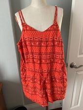 Old Navy Romper Womens Jump suite One Piece Summer Outfit Adjust Straps Elastic
