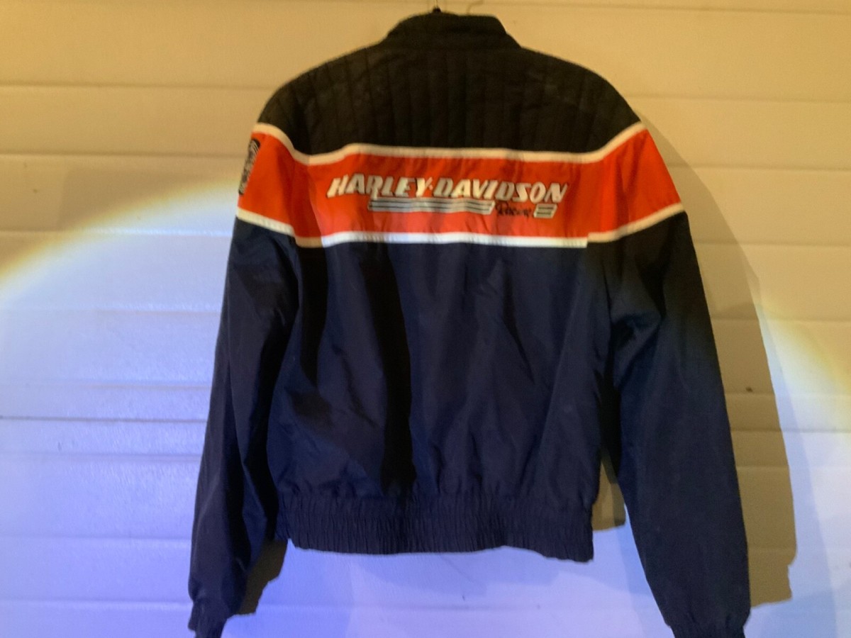 Harley-Davidson Vintage Nylon Racing Team Jacket Excellent Medium