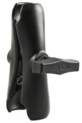 RAM Mount Standard Length Aluminum Double Socket Arm for 1.5'' Ball  RAM-201U