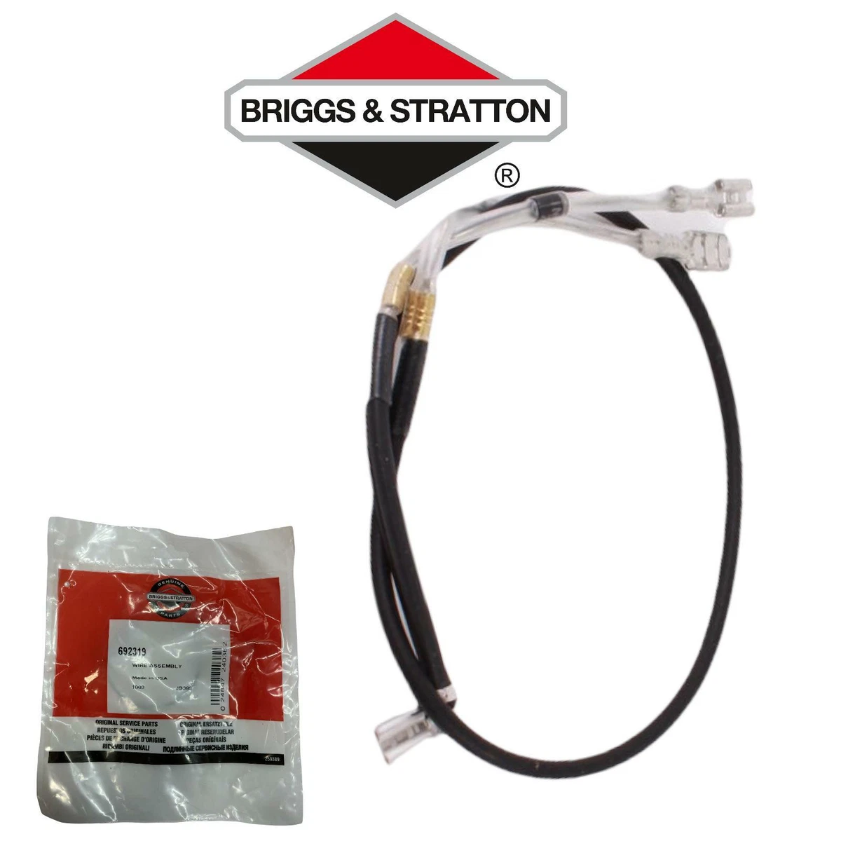 Briggs & Stratton 844547 Wire Assembly Genuine OEM replaces 692319  