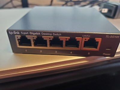 TP-LINK Technologies TP-Link (TL-SG105) 5-Ports External Switch w Power Supply