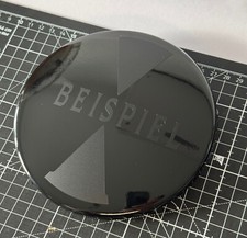 Schwarz Folien Set z.B für Front Emblem VW Sharan 2 Facelift (7N) ACC DIY BLACK