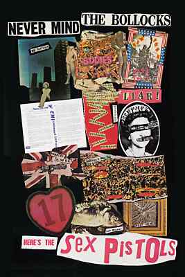 SEX PISTOLS A2 'NEVER MIND THE' PUNK POSTER reproduction | eBay UK