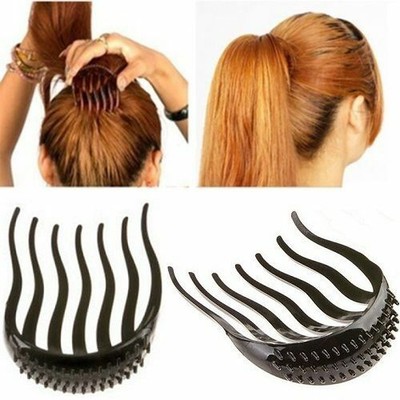 2pcs Bump Up Inserts Hair Comb Hair Clip Styler Bumpits Ponytail