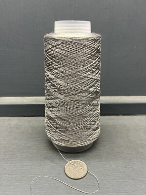 100 g BRAUNGRAUE FARBE 2/80 NM 100 % SEHR FEINES SEIDENGARN ZINN