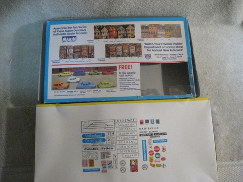 HO scale EMPTY Building kit Boxes - Lot Of 8 storage-signs-scenery - Picture 5 of 9
