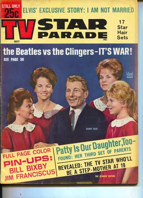MAG: TV Star Parade-Danny Kaye-Clinger Sisters-Elvis-Beatles-May-1964