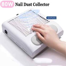 New 80W Nail Dust Collector Fan Vacuum Cleaner Machine Tool with Filter Nail Fan