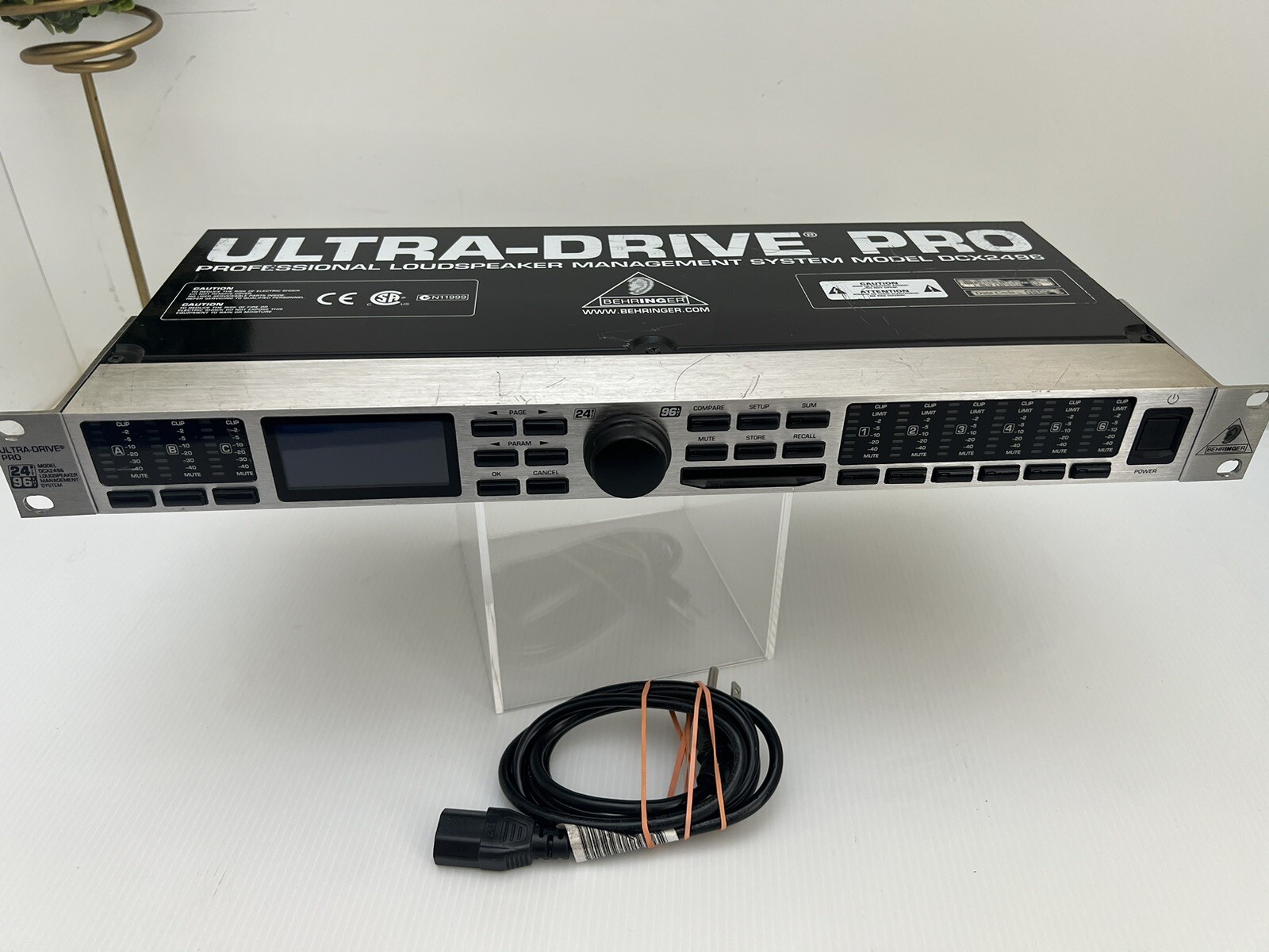 Behringer+DCX2496+UltraDrive+Loudspeaker+Management+System for sale