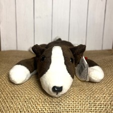 Ty Beanie Babies Bruno The Dog 1997 Plush Bean Bag Toy