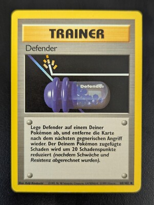 Pokemon Defender 80/102 Base Set Englisch 1. Edtition 1995