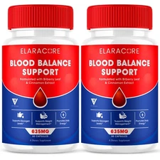 (2 Pack) Elaracore Glycogen Capsules, Elarecore Advanced Support (120 Capsules)