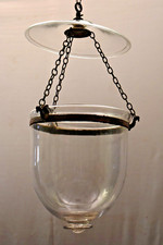 Antique Lanterne Hundi Belge Lampes Verre Bell Jar Suspendu Plafond light " 103