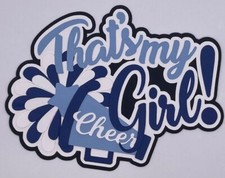 Sports, Various Colors, Cheerleading - Scrapbook Embellishment Die Cuts