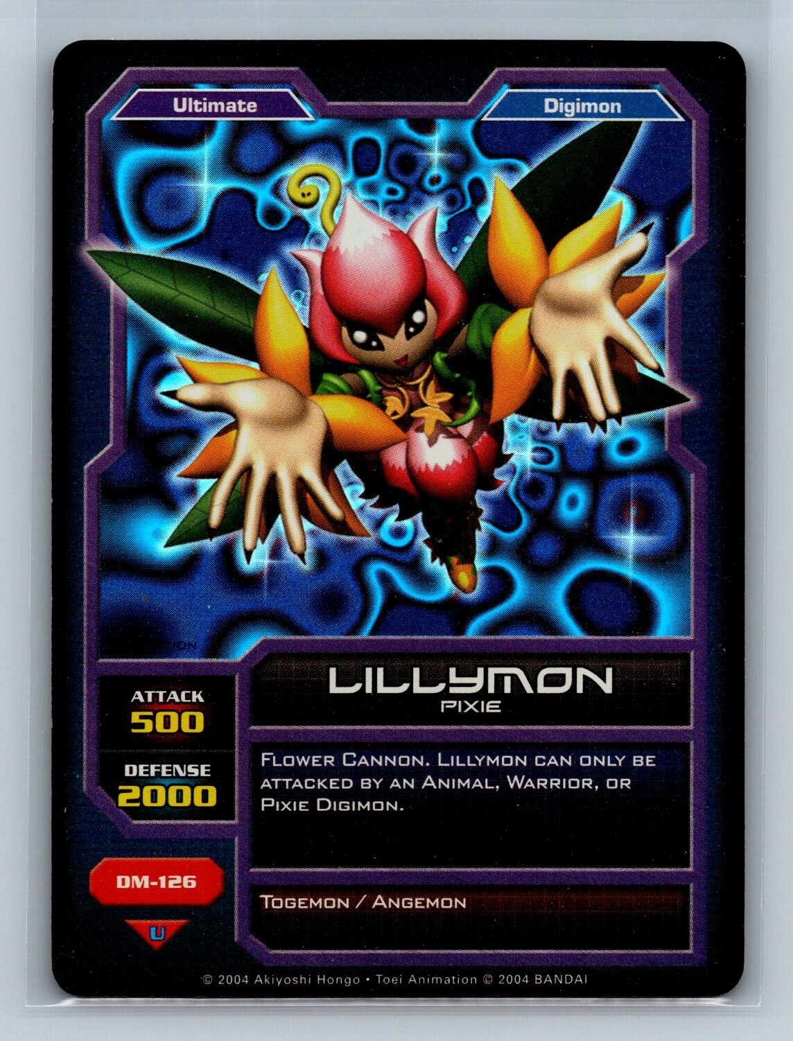 Digimon CCG - Lillymon DM-126 - FOIL - Bandai Hybrid Warriors Booster