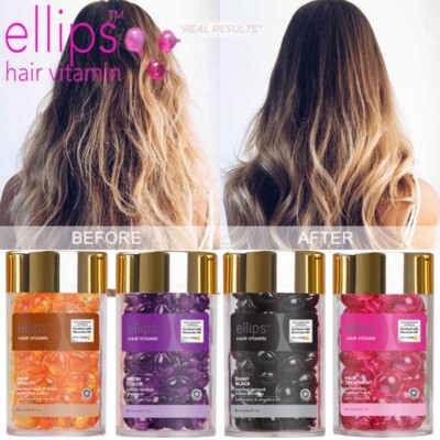 Ellips Hair Vitamin Pro Oil Complex Keratin Smooth Silk Repair Damaged Oil