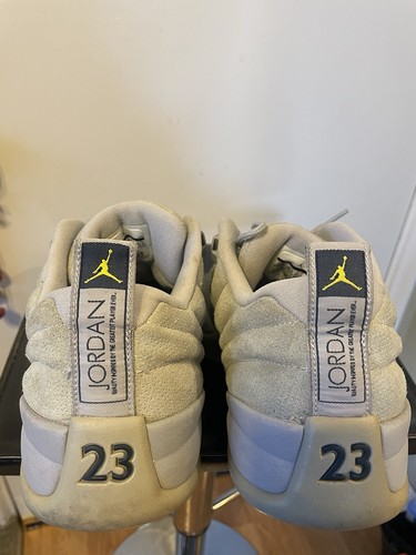 Nike Air Jordan 12 XII Low Retro Wolf Grey Mens Size 11.5 JUMPMAN - Picture 4 of 7