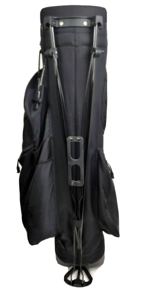 Bennington Cart Golf Bag 4-Way Divider With Rain Hood Cover Dual Strap Black - Image 4 of 4