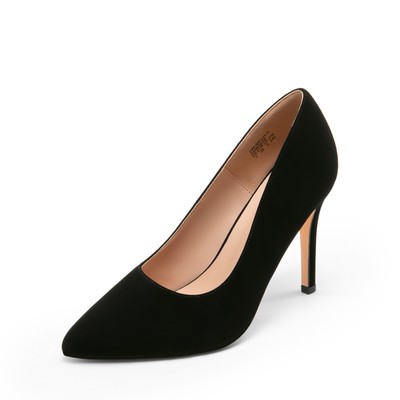 Women Classic Pumps High Heels Pointed Toe Wedding Shoes Ceremony Dress Shoes