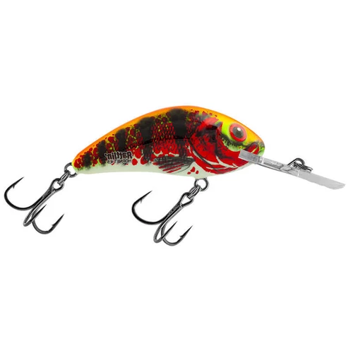 Salmo Rattlin Hornet Wobbler Holo Red Perch Artificial Bait Crankbait