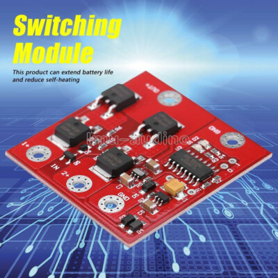 DC 12V 8A Dual-Sources Automatic Transfer UPS Switch Battery Power Supply Module