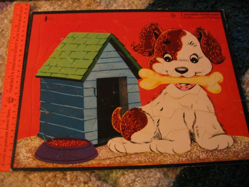Vintage Lot Watkins Strathmore Co. & Whitman pre-school picture puzzles L00k