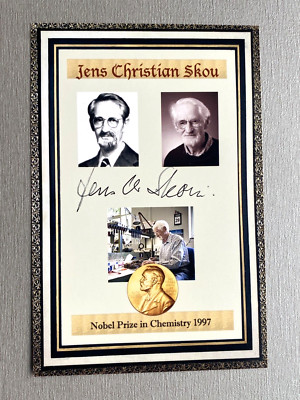 JENS CHRISTIAN SKOU ( 2018) Nobelpreis Chemie 1997 signed Foto 10x15 Autogramm
