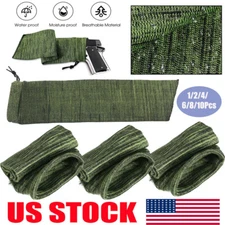 14inch Silicone Treated Pistol Socks Gun Cover Storage Non-Slip Sleeve Gun Case