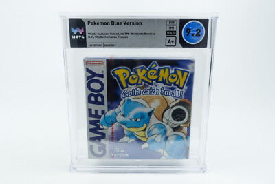 Nintendo Game Boy *Pokémon Blue Version* Sealed/ New/ Neu WATA 9.2 A+ Red Strip